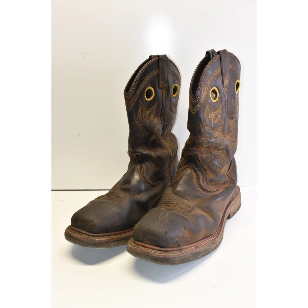 Double-H Men's Elijah Composite Toe Work‎ Boots Size 11D Brown Leather DH5241